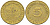 ФРГ 5 ПФЕННИГОВ 1969 D KM 107 J. 382 сталь плакированная латунью 3955-555