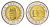 Венгрия 100 форинтов 1998 KM 721 биметалл UNC 4119-232