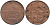 ПРУССИЯ 3 ПФЕННИГА 1867 А, ВИЛЬГЕЛЬМ I (1861-1888) KM 482 медь 117-426