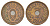 Дания 5 эре 1928 N, Кристиан X (1912-1947) KM 828 бронза 4638-623