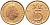 Нидерланды 5 центов 1979 Юлиана (1948-1980) KM 181 бронза UNC 3856-515