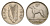 Ирландия 6 пенсов 1947 собака, ирландский волкодав KM 13a медно-никель 73-252