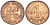 Финляндия 1 пенни 1963 первый год KM 44 медь 4547-1022