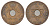 Нигерия 1 пенни 1959 KM 2 бронза 4595-315