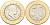 Турция 50 курушей 2005 Кемаль Ататюрк KM 1168 биметалл аUNC 4561-116