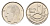 Бельгия 1 франк 1989 Belgique, Бодуэн I (1951-1993) KM 170 нержавеющая сталь UNC 4611-315