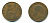 Великобритания 1 пенни 1921 Георг V (1910-1936) KM 810, Spink 4051 бронза 56-1232