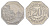 Нюрнберг трамвайный (транспортный) жетон в 20 пфеннигов ND (1920-1921) Нюрнбергский городской сберегательный банк Men05 19256.36, Men18 24102.36 алюминий 4582-1132