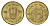 Непал 10 пайс 1971 BS 2028, ФАО KM 766 латунь UNC 4655-164