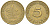 ФРГ 5 ПФЕННИГОВ 1970 J KM 107, J. 382 сталь плакированная латунью 4181-927