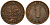 ФРГ 1 пфенниг 1950 E KM 105, J.380 сталь плакированная медью 4602-752