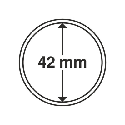Капсулы круглые – 42 мм, упаковка 10 шт. Leuchtturm. 318006