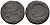 Римская Империя нуммий 347 - 348 Констанций II VRBS ROMA / VOT XX MVLT XXX fine (rare) бронза 1073-6-27