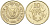 КИПР 10 ЦЕНТОВ 1991 ВАЗА С ПТИЧКАМИ, ПЕРВЫЙ ГОД KM 56.3 никель латунь 4563-744