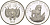 Нигер 10 франков 1968 лев, без черты над Е, в слове Republique KM 8.2 серебро PROOF 02-015-45