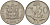 ЮАР 50 центов 1971 Зантедеския Эллиота (калла), герб KM 87 никель 32-1125