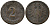 ГЕРМАНИЯ 2 ПФЕННИГА 1875 СТАРОГЕРБОВКА KM 2, J. 2 медь 39-1231