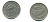 Малайзия 20 сенов 1991 цветок KM 52 медно-никель 3999-625