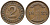 ГЕРМАНИЯ 2 РЕНТЕНПФЕННИГА 1923 D KM 31, J. 307 бронза 24-354