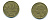 Франция 10 франков 1953 петух KM 915.1, Le Franc 363.8 алюминиевая бронза 4364-123