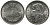 ФРАНЦИЯ 5 ФРАНКОВ 1948 OPEN 9 KM 888b.1 алюминий UNC 413-2915
