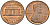 США 1 цент 1972 D, Линкольн KM 201 медь цинк 4115-916