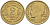 ФРАНЦИЯ 2 ФРАНКА 1939 ТИП MORLON KM 886, LE FRANC 268.12 алюминиевая бронза 3855-125