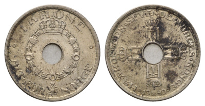 Норвегия 1 крона 1949 Хокон VII (1905-1957) KM 385 медно-никель 4703-255