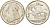 Великобритания 1 крона 1898 Виктория (1837-1901), иммитация белый металл 00-00