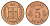 Исландия 5 эйре 1966 KM 9 бронза UNC 4691-347