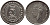 МАЛАЙЯ 5 ЦЕНТОВ 1948 ГЕОРГ VI KM 7 медно-никель 4392-1127