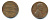США 1 ЦЕНТ 1970 D, ЛИНКОЛЬН KM 201 медь цинк 179-317