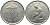 Бельгия 1 франк 1923 Belgie, Альберт I (1909-1934) KM 90 никель 4610-615
