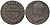 ФРАНЦИЯ 2 СОЛЯ 1792 W, ЛЮДОВИК XVI KM 603.16 (С89.10) бронза 34-1153