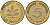 ФРГ 5 ПФЕННИГОВ 1995 J КМ 107, J. 382 сталь плакированная латунью 4567-546