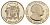Ямайка 1 доллар 1976 FM, тираж 24.000 экземпляров KM 57 медно-никель PROOF 1529-434