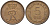 ДАНИЯ 5 ЭРЕ 1965 ФРИДЕРИК IX KM 848.1 бронза 4566-515