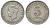 Британская Малайя 5 центов 1943 Георг VI (1937-1952) KM 3a серебро 53-139