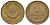 СССР 1 копейка 1990 Y 126a, Schon 75a латунь 4580-149