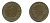 Германия 1 рентенпфенниг 1924 F KM 30, J. 306 бронза 35-113