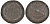Россия 5 копеек 1766 СПМ, Екатерина II (1762-1796), (перечекан из 10 копеек), Петров 2,5 рубля Биткин 570 медь 1103-1-13