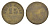 Германия игровой жетон в 15 пфеннигов ND без отметки латунь 4636-1259