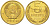 СССР 5 копеек 1988 из набора, ЛМД, две линии KM 129а, Федорин 139 латунь BUNC 34-153