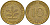 ФРГ 10 пфеннигов 1993 F J. 383, KM 108 сталь плакированная латунью    4603-647