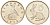 Зимбабве 5 центов 1995 рыжий кролик KM 2 медно-никель UNC 4615-1146
