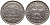 ГЕРМАНИЯ 1 РЕЙХСМАРКА 1934 F КМ 78 J.354 никель 56-1116