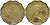 Гонконг 20 центов 1977 Елизавета II (1952-) KM 36 никель латунь 4387-313