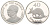 Гамбия 40 даласи 1977 Защита дикой природы - Трубкозуб KM 18 серебро PROOF 11-268-13