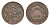 Папская область 1 кваттрино 1843 R, Григорий XVI (1831-1846) KM 1318 медь 633-221