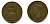 Великобритания 1 пенни 1938 Георг VI (1936-1952) KM 845, Spink 4114 бронза 89-844